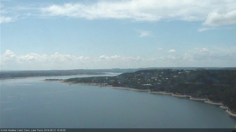 Lake Travis webcam, May 21, 2018 2:40 PM CT