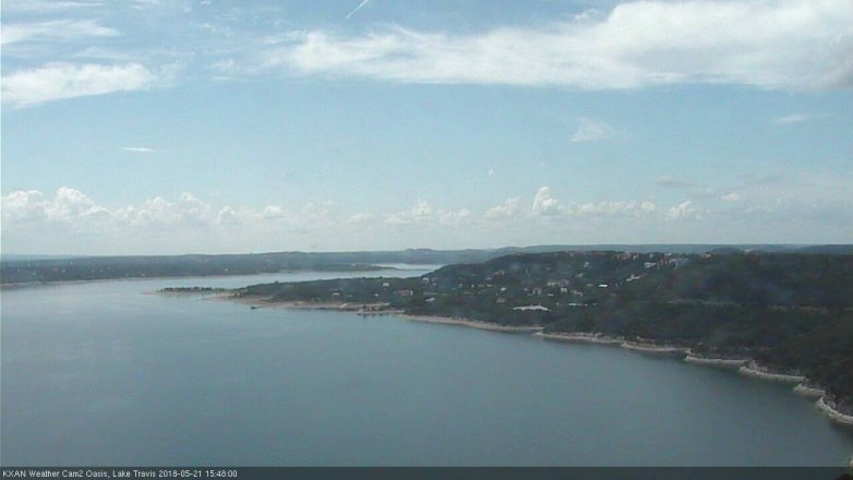 Lake Travis webcam, May 21, 2018 2:50 PM CT