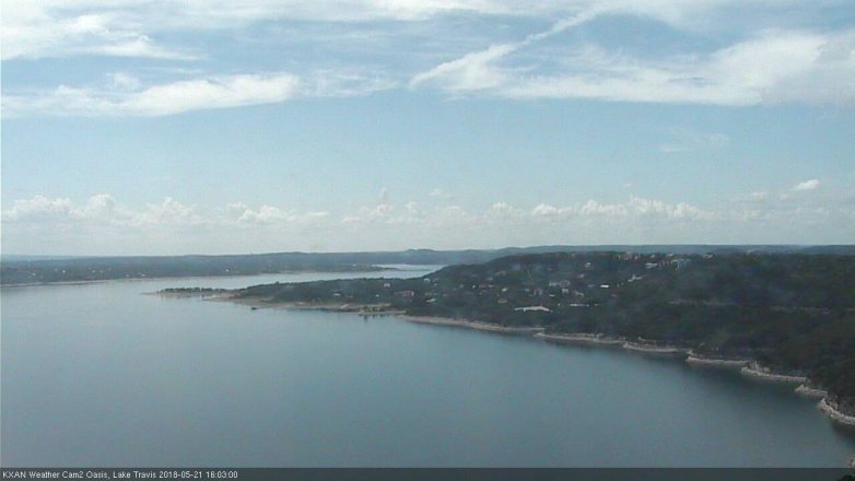 Lake Travis webcam, May 21, 2018 3:05 PM CT