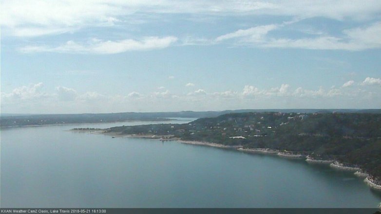 Lake Travis webcam, May 21, 2018 3:15 PM CT