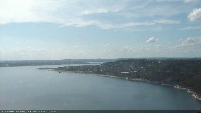 Lake Travis webcam, May 21, 2018 4:00 PM CT