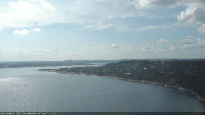 Lake Travis webcam, May 21, 2018 4:10 PM CT