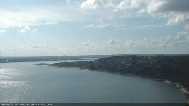 Lake Travis webcam, May 21, 2018 4:15 PM CT