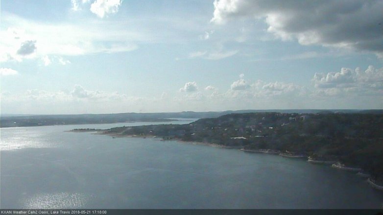 Lake Travis webcam, May 21, 2018 4:20 PM CT