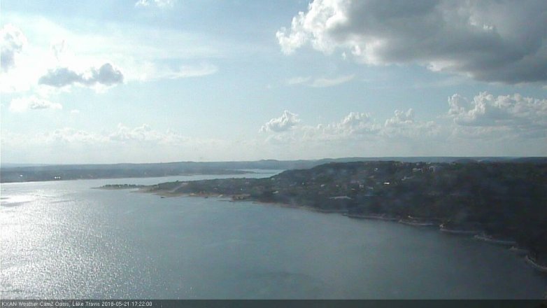 Lake Travis webcam, May 21, 2018 4:25 PM CT