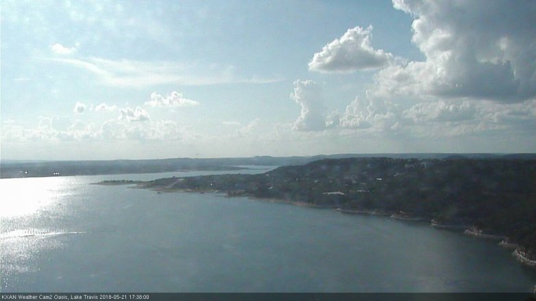 Lake Travis webcam, May 21, 2018 4:40 PM CT