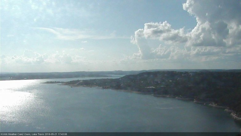 Lake Travis webcam, May 21, 2018 4:45 PM CT