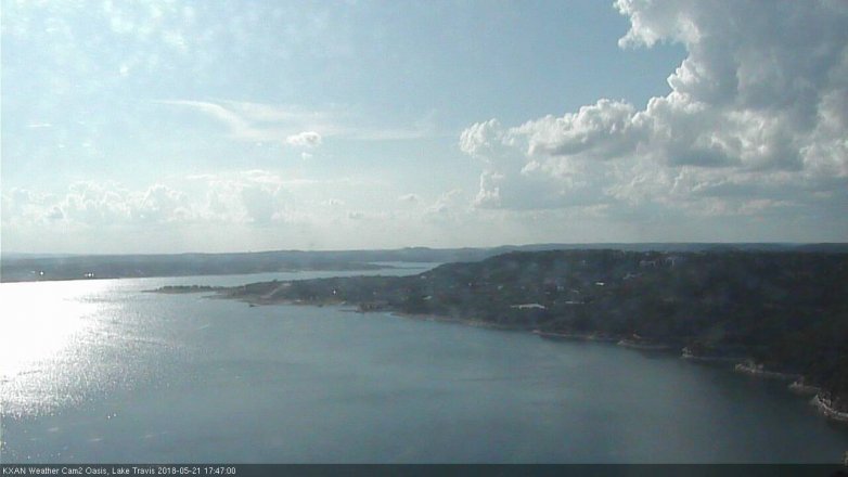 Lake Travis webcam, May 21, 2018 4:50 PM CT