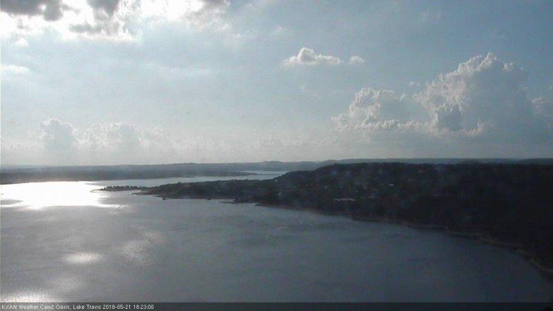 Lake Travis webcam, May 21, 2018 5:25 PM CT