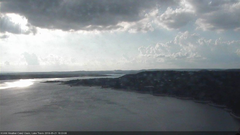Lake Travis webcam, May 21, 2018 5:35 PM CT