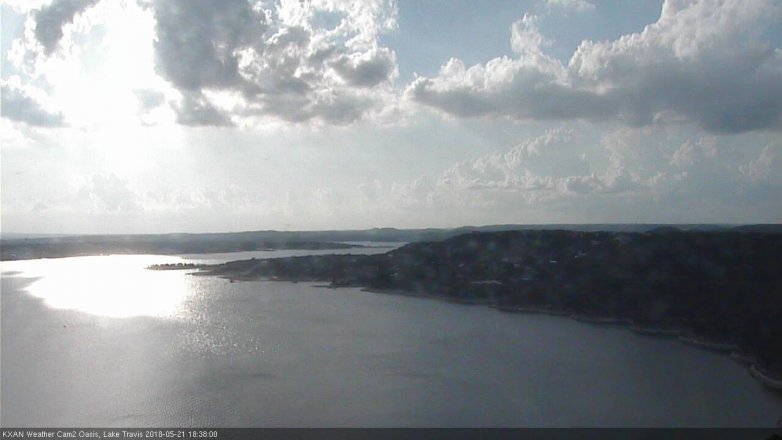 Lake Travis webcam, May 21, 2018 5:40 PM CT