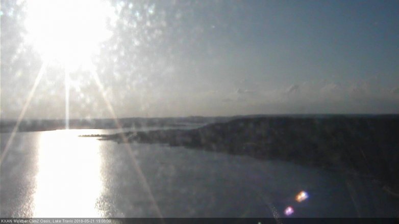 Lake Travis webcam, May 21, 2018 6:10 PM CT