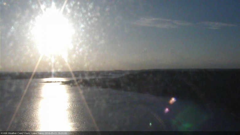 Lake Travis webcam, May 21, 2018 6:35 PM CT