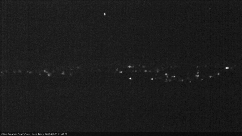 Lake Travis webcam, May 21, 2018 8:50 PM CT