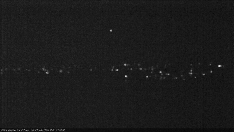 Lake Travis webcam, May 21, 2018 9:10 PM CT