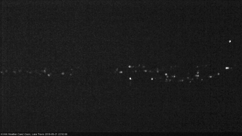 Lake Travis webcam, May 21, 2018 9:55 PM CT