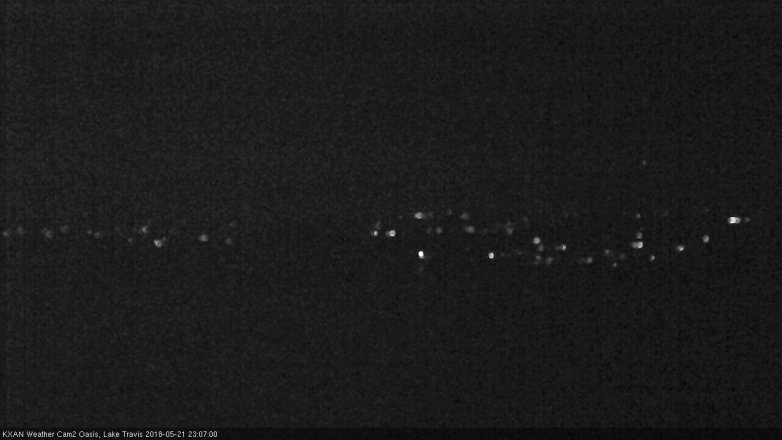 Lake Travis webcam, May 21, 2018 10:10 PM CT