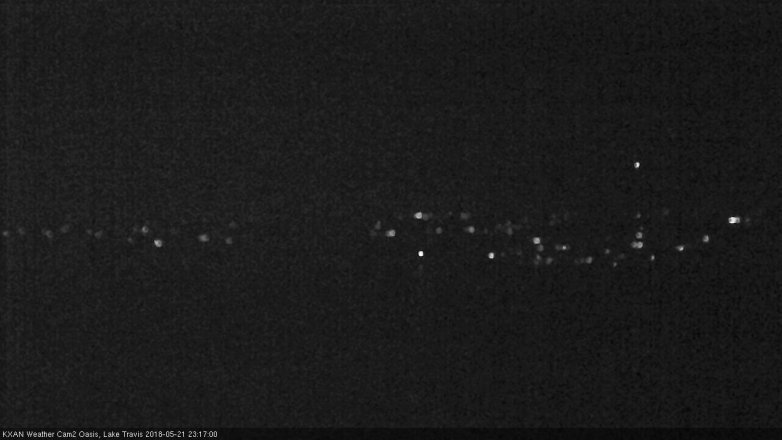 Lake Travis webcam, May 21, 2018 10:20 PM CT