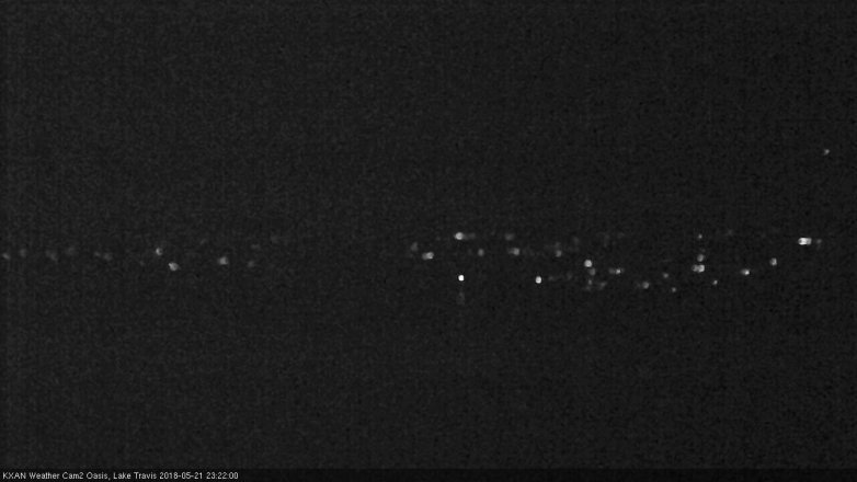 Lake Travis webcam, May 21, 2018 10:25 PM CT