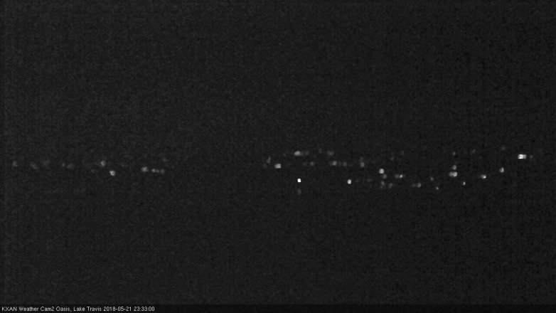 Lake Travis webcam, May 21, 2018 10:35 PM CT