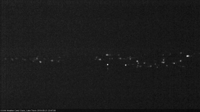 Lake Travis webcam, May 21, 2018 10:50 PM CT