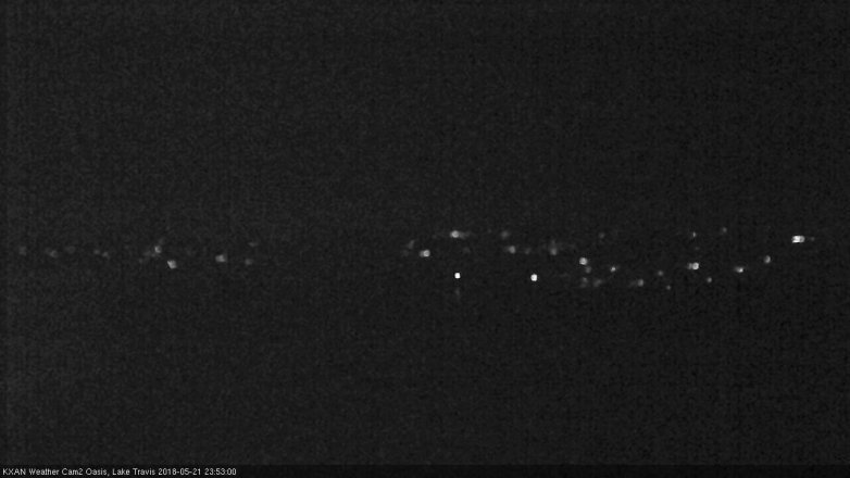 Lake Travis webcam, May 21, 2018 10:55 PM CT