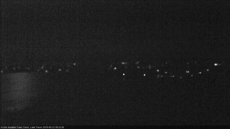 Lake Travis webcam, May 21, 2018 11:35 PM CT