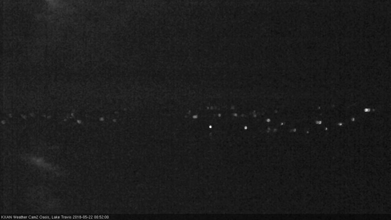 Lake Travis webcam, May 21, 2018 11:55 PM CT