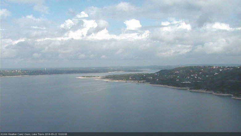 Lake Travis webcam, May 22, 2018 9:05 AM CT