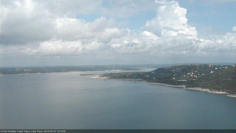 Lake Travis webcam, May 22, 2018 9:20 AM CT