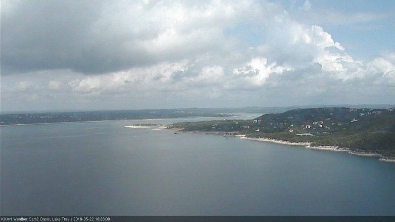 Lake Travis webcam, May 22, 2018 9:25 AM CT