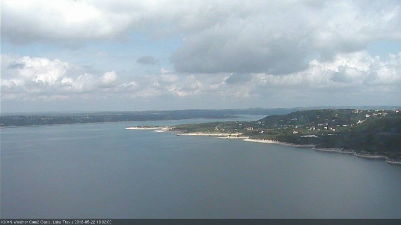 Lake Travis webcam, May 22, 2018 9:35 AM CT