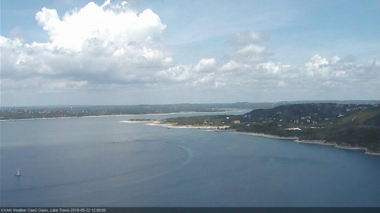 Lake Travis webcam, May 22, 2018 11:10 AM CT