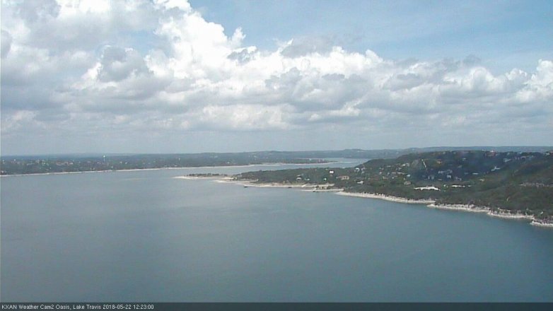 Lake Travis webcam, May 22, 2018 11:25 AM CT