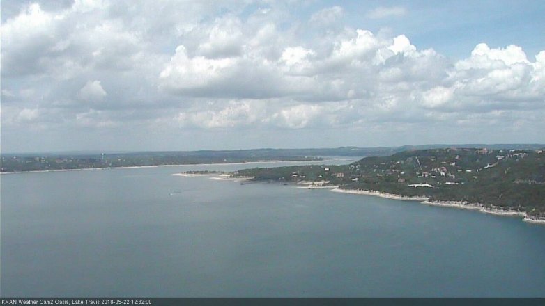 Lake Travis webcam, May 22, 2018 11:35 AM CT