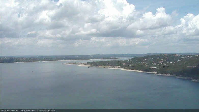 Lake Travis webcam, May 22, 2018 11:40 AM CT