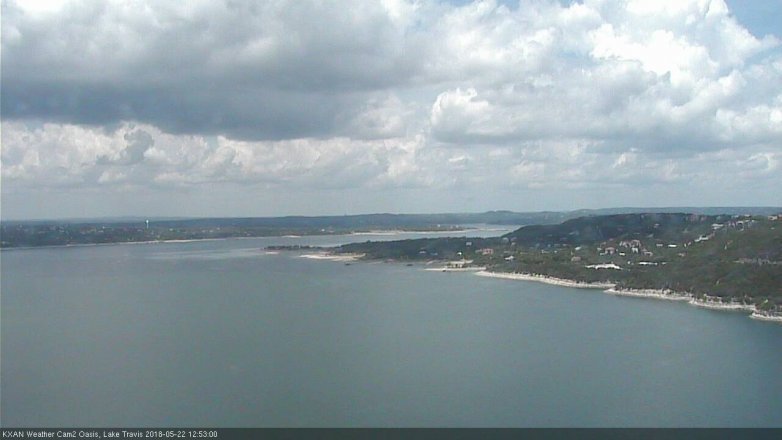 Lake Travis webcam, May 22, 2018 11:55 AM CT