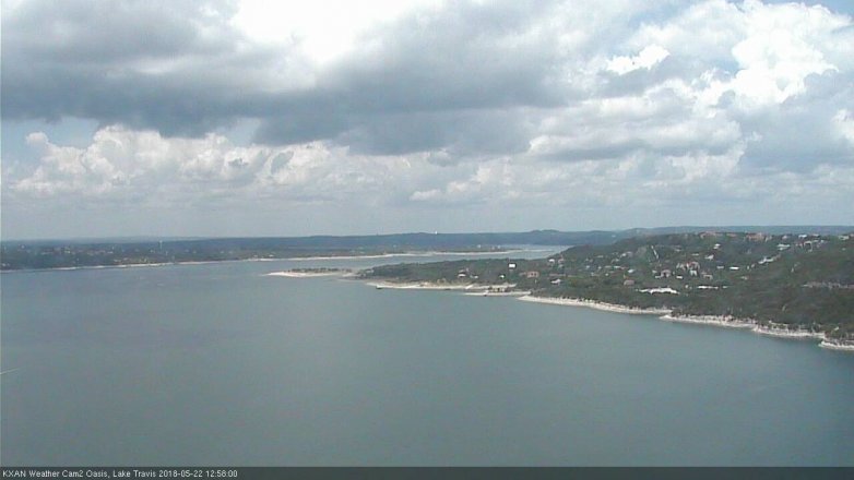Lake Travis webcam, May 22, 2018 12:00 PM CT