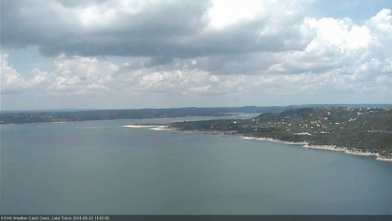 Lake Travis webcam, May 22, 2018 12:05 PM CT