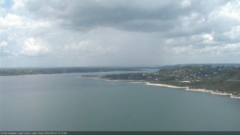 Lake Travis webcam, May 22, 2018 12:15 PM CT