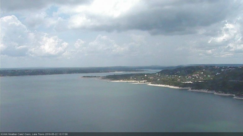 Lake Travis webcam, May 22, 2018 12:20 PM CT