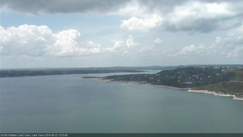 Lake Travis webcam, May 22, 2018 12:25 PM CT