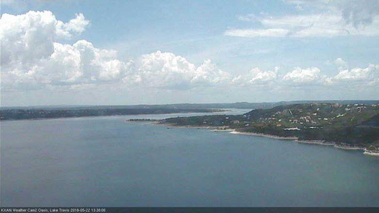 Lake Travis webcam, May 22, 2018 12:40 PM CT