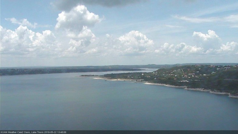 Lake Travis webcam, May 22, 2018 12:50 PM CT