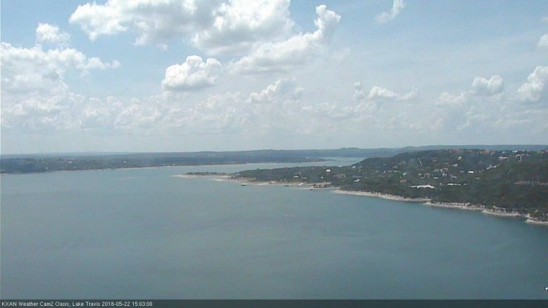 Lake Travis webcam, May 22, 2018 2:05 PM CT