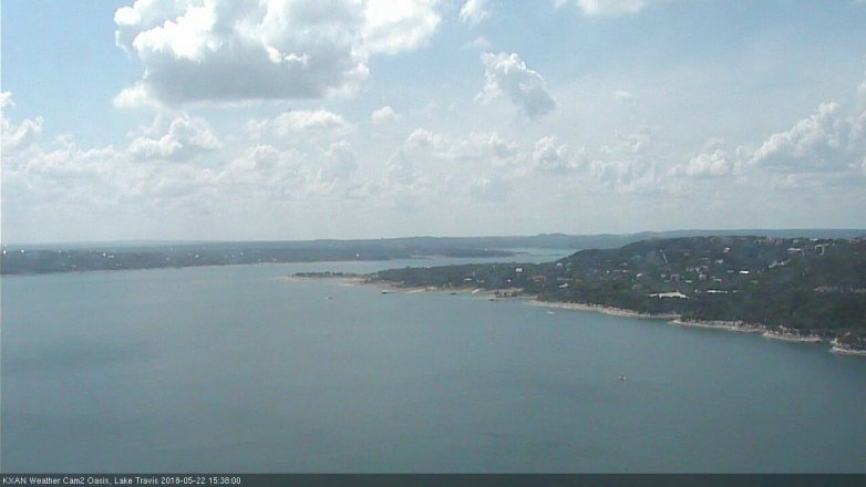 Lake Travis webcam, May 22, 2018 2:40 PM CT