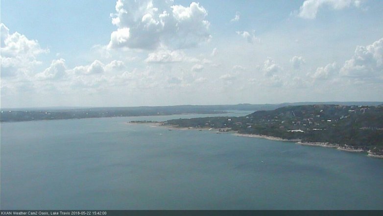 Lake Travis webcam, May 22, 2018 2:45 PM CT