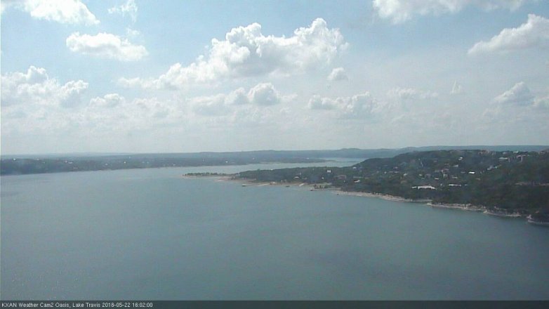 Lake Travis webcam, May 22, 2018 3:05 PM CT