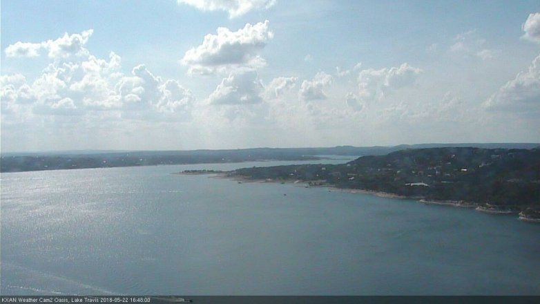 Lake Travis webcam, May 22, 2018 3:50 PM CT
