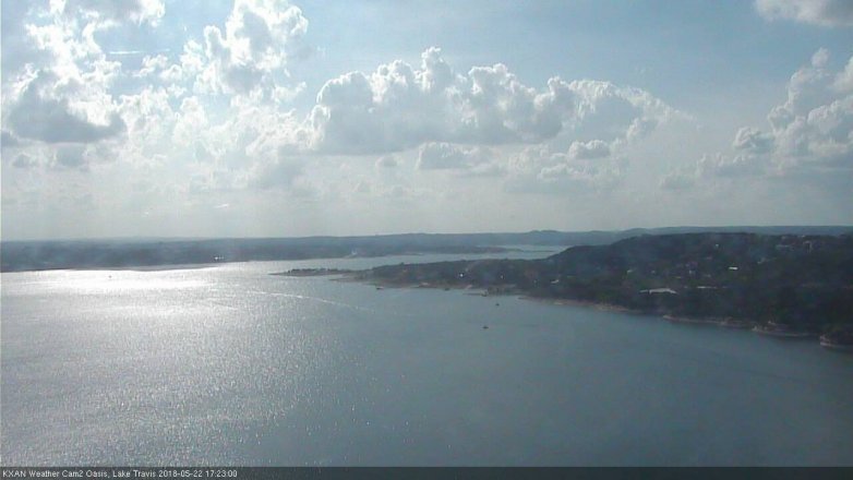 Lake Travis webcam, May 22, 2018 4:25 PM CT